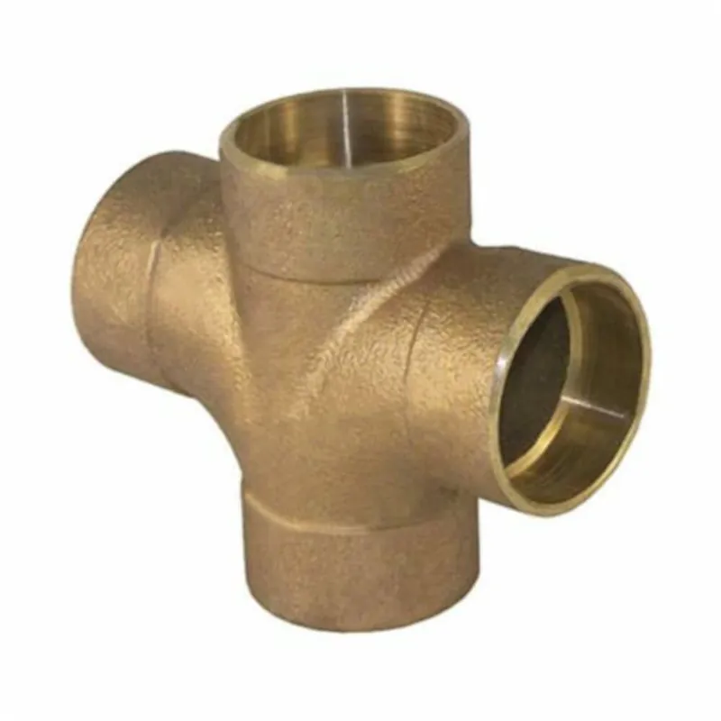 Elkhart 5835 Cast Brass DWV Double Tee C x C x C 2 * CLEARANCE *