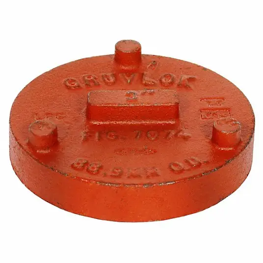 ANVIL GRUVLOK 390030260 7074 End Cap Ductile Iron 5 * CLEARANCE *