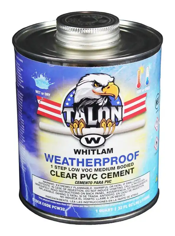 Whitlam PCW32 WeatherProof Low VOC Medium-Bodied Wet/Dry Cement Dauber Top Clear 1 Quart * CLEARANCE *