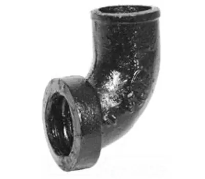 Charlotte NH4A Elbow 90 Degrees Quarter Bend No Hub Tapped 2 x 1-1/2 * CLEARANCE *
