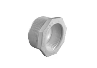 Charlotte 439-101 PVC (Schedule 40) 2112 Series Reducer Bushing, Flush Style, MPT x FPT, 3/4 x 1/2 * CLEARANCE *