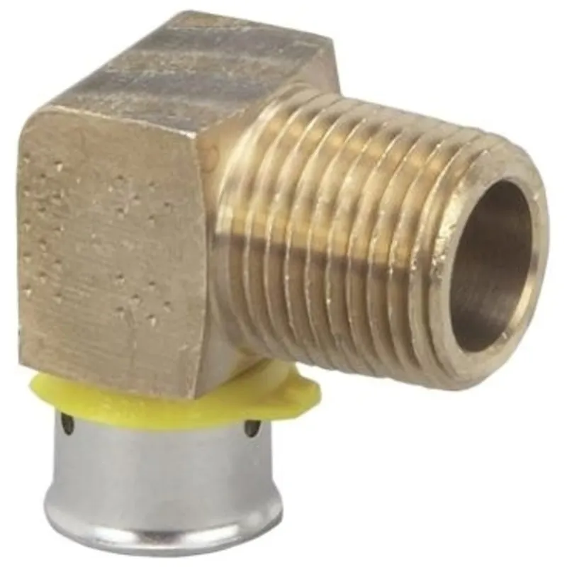 VIEGA 92545 PEX Press Bronze Elbow, Male, Lead-Free, Press x MPT, 3/4 x 1 * CLEARANCE *