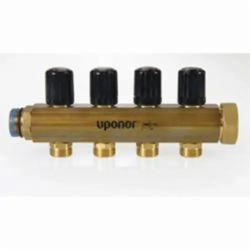 UPONOR A2663222 TruFLOW Jr Modular Manifold (Return), With Isolation Valve, 2 Loop * CLEARANCE *