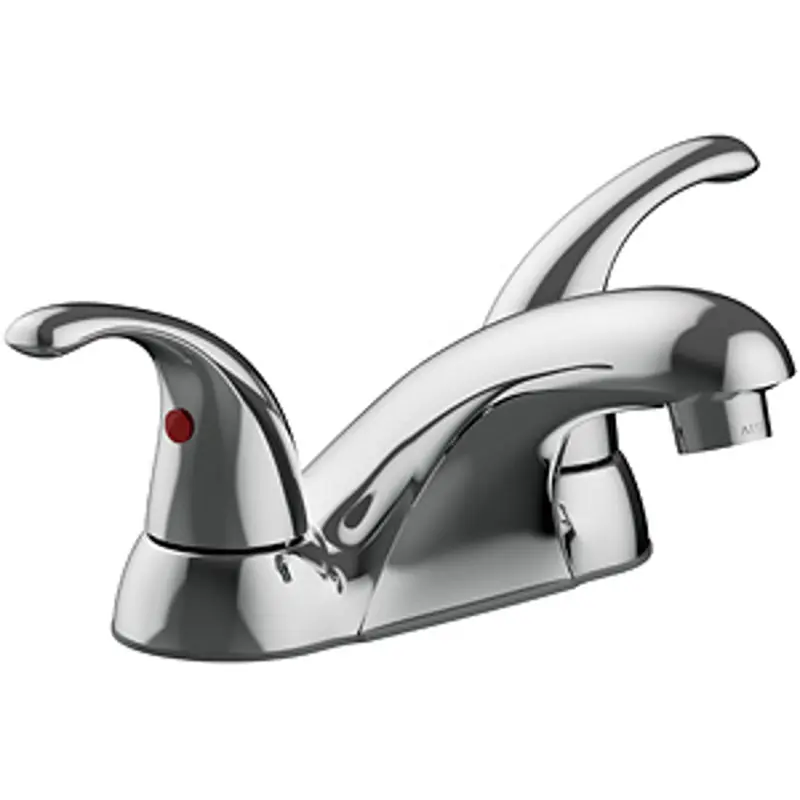 MATCO NORCA P4L-400CF Two Handle 4 Centerset Lavatory Faucet With Metal Lever Handles Ceramic Cartridge 50/50 Push Pop-Up Drain 1.2 GPM * CLEARANCE *