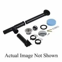 OATEY A9228 ABS Plastic Tubular Bath Waste Full Kit With Touch-Toe Stopper (Chrome Finish) * CLEARANCE *