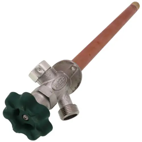PRIER P-164D12 P-164 Freezeless Quarter-Turn Wall Hydrant With Anti-siphon Aluminum Vacuum Breaker 1/2 MPT x 1/2 SWT Inlet * CLEARANCE *
