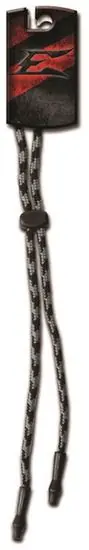 EDGE SAFETY EYEWEAR 9704 Sunglass Leash With Black & Grey Rope * CLEARANCE *