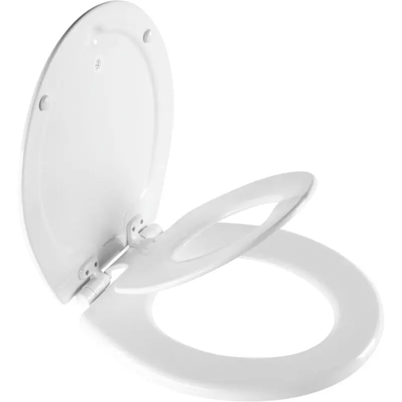 Church 7M888SLOW000 Mayfair by Bemis NextStep2 Round Enameled Wood Potty Training Toilet Seat Closed Front With Cover STA-TITE Seat Fastening System Whisper Close Hinge * CLEARANCE *