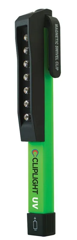DIVERSITECH 89DC UV Pocket Light With Rotating Magnetic Clip & (3) AAA Batteries * CLEARANCE *