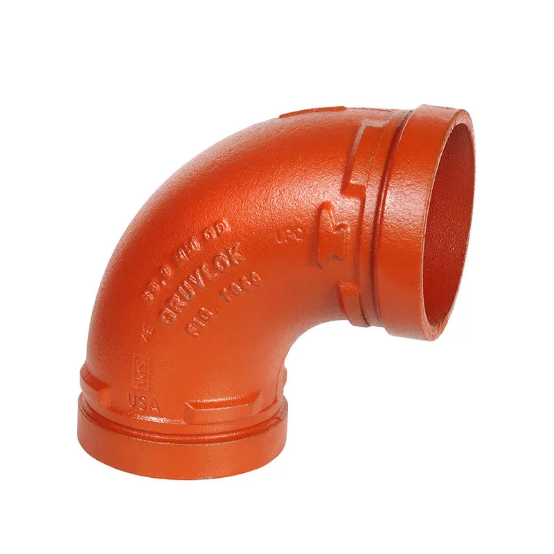 Anvil Gruvlok 390014249 7050 Standard 90 Degree Elbow For Grooved-End Pipe Ductile Iron 2-1/2 * CLEARANCE *