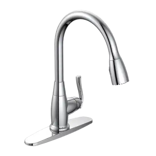 Matco Norca P4B-151C One Handle Pull-Down Kitchen Faucet With Optional Deckplate 1 or 3 Hole Installation * CLEARANCE *