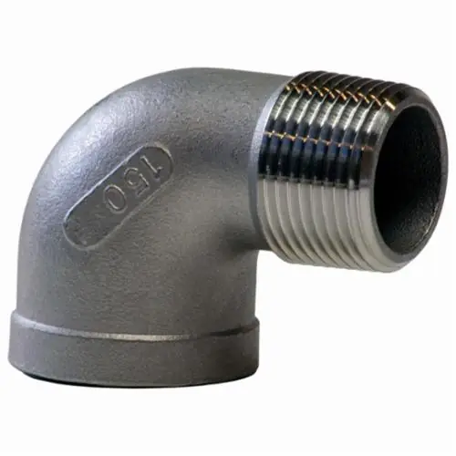 MERIT K403-20 T-304 #150 Stainless Steel Street Elbow, 90 Degrees, Threaded, 1-1/4 * CLEARANCE *