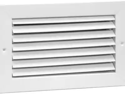 HART & COOLEY 11743 Return Air Grille, Steel, 35 Degree Fixed Blade, 3/4 Spaced Fins, White, 20 x 10 * CLEARANCE *