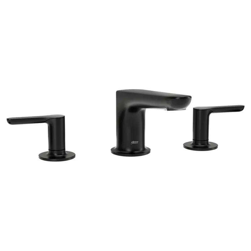 American Standard T105900.243 Studio S Two Handle Roman Tub Faucet For Flash Rough-In Valves Matte Black * CLEARANCE *