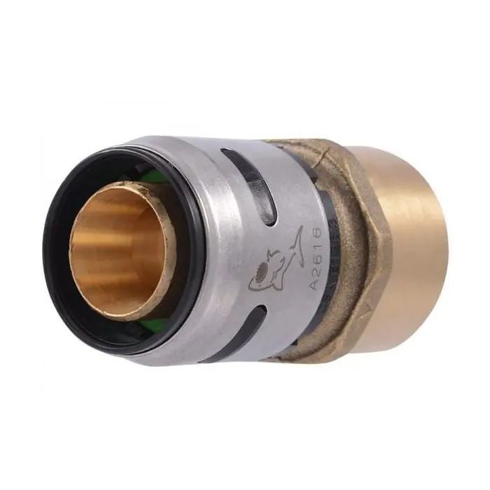 EVOPEX K094WP3 SharkBite EvoPEX Female Connector, Straight, FNPT, 1 x 1 (3 Pack)