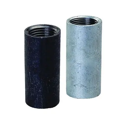 EVERFLOW MCBS0100 Black Malleable Iron Merchant Coupling 1 * CLEARANCE *