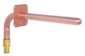 SIOUX CHIEF 630WG248E PowerPEX Stub Out Elbow With Square-O Strap Lead-Free 1/2 ASTM F1960 1/2 CTS * CLEARANCE *