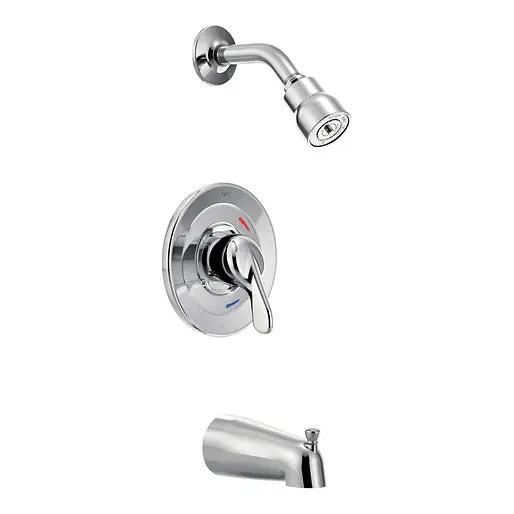 Cleveland 40311C Cornerstone One Handle Tub / Shower Faucet Trim, Chrome
