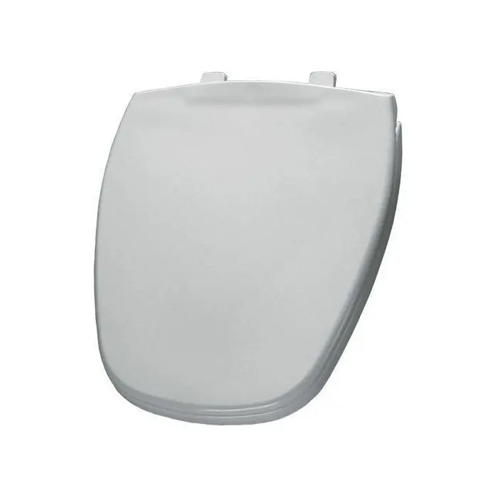 Church Seat Company 1240200000 1240200 Series Closed Front Plastic Toilet Seat With Cover Top-Tite Hinges Round White * CLEARANCE *