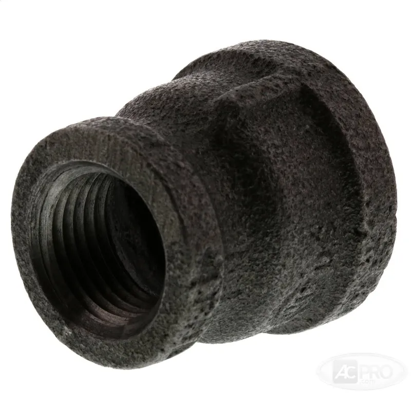 Mueller 521-331 Black Malleable Iron Reducing Coupling 1/2 x 1/4 * Clearance *