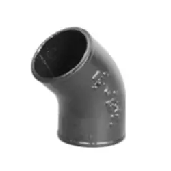 CHARLOTTE NH12 NH 12 Eighth Bend No-Hub Cast Iron Elbow 45 Degrees 8  * CLEARANCE *