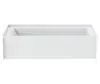 A2 6030CTMINL 6030CTMINL Series Minimalist Tub Shower Assembly Tub only Left Hand Drain White 60 x 30 x 15 * CLEARANCE *