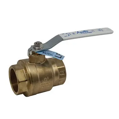 Apollo 77FLF10101 77FLF-100 Series Forged Brass Full Port Ball Valve, Lead-Free, IPS, NPT Thread, Ideal For Natural Gas, 1/4 * CLEARANCE *