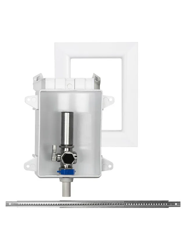 SIOUX CHIEF 696-G1010CF OxBox Ice Maker Outlet Box, With MiniRester Water Hammer Aresters, Standard Pack, Lead-Free * CLEARANCE *