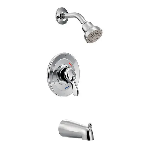 CLEVELAND 40311CGR Cornerstone Cycling One Handle Tub / Shower Faucet Trim with Water Saving Shower Head Chrome * CLEARANCE *