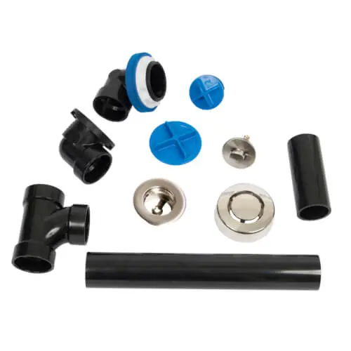 OATEY A9860BNPS True Blue ABS Bath Waste Full Kit With Uni-Lift Stopper & Test Kit Brushed Nickel * CLEARANCE *
