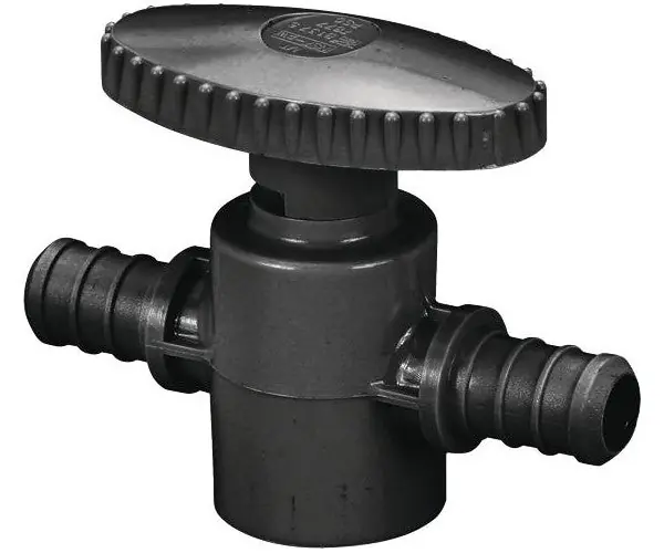 VIEGA 43040 V5236 Series PolyAlloy PEX Crimp Straight Stop Valve 3/4 * CLEARANCE *