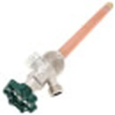 PRIER C-144D-10 C-144 Series Freezeless Wall Hydrant Anti-siphon Aluminum Vacuum breaker With EPDM Backflow Preventer and Backflow Check Valve 10 Length 1/2 MPT x 1/2 SWT * CLEARANCE *