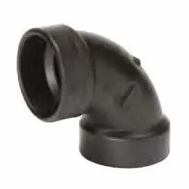 MUELLER A300(03130) ABS Elbow, 90 Degrees, Hub x Hub, 6 * CLEARANCE *