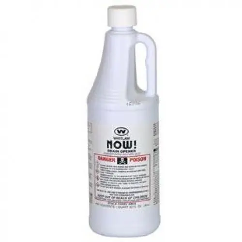 Whitlam NW32 Now! Drain Pipe Opener, Sulfuric Acid, 1 Quart * CLEARANCE *