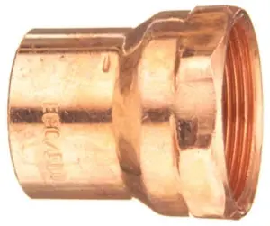 ELKHART 10046002 303 Series Wrot Copper DWV Female Adapter C x F 1- 1/2 * CLEARANCE *