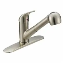 Matco Norca P4B-153SS One Handle Pull-Out Kitchen Faucet With Optional Deckplate 1 or 3 Hole Installation * CLEARANCE *