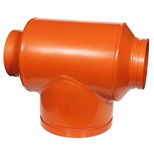 ANVIL GRUVLOK 390018521 7061 Standard Reducing Tee For Grooved-End Pipe Ductile Iron 8x3 * CLEARANCE *
