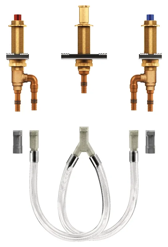 Moen 4793 Roman Tub Valve Two-Handle Adjustable 1/2 CPVC PEX Connection * CLEARANCE *
