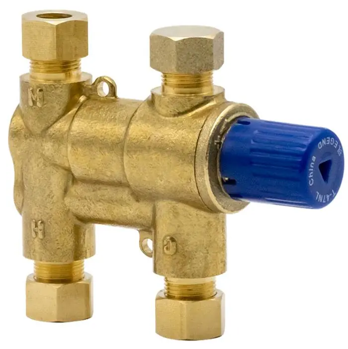 LEGEND 115-282NL T-47NL Under-Sink Thermostatic Mixing Valve Lead Free Brass Body 3/8 * CLEARANCE *