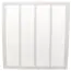 HART & COOLEY 43152 650 Series Steel Sidewall Return Air Grille Bright White 1/3 Fin Spacing 18 x 18
