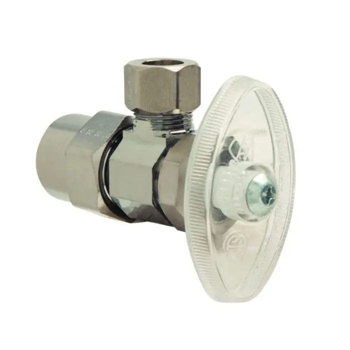 Brasscraft PR19XC Multi-Turn Angle Water Supply Stop Nom CPVC x OD Comp 1/2 x 3/8 * Clearance *