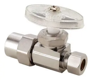 Brasscraft PR14XC Multi-Turn Straight Water Supply Stop Nom CPVC x OD Comp 1/2 x 3/8 * CLEARANCE *