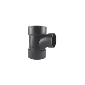 Charlotte ABS 401 ABS-DWV Sanitary Tee Reducing All Hub 6 x 6 x 4