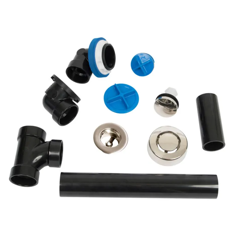 OATEY A9850BNPS True Blue ABS Bath Waste Full Kit With Touch Toe Stopper Test Kit Brushed Nickel * CLEARANCE *