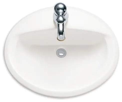 American Standard 0475.020.222 Aqualyn Bathroom Sink Drop-In 20-3/8 x 17-3/8 8 Centers * CLEARANCE *