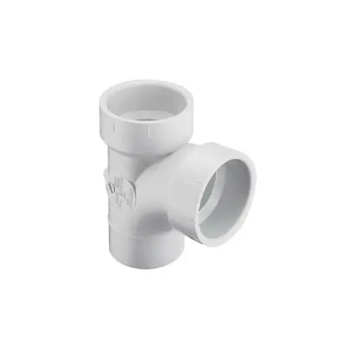 SPEARS P403-060 PVC MDW DWV P403 Sanitary Tee, Street, Spig x Hub x Hub, 6 * CLEARANCE *