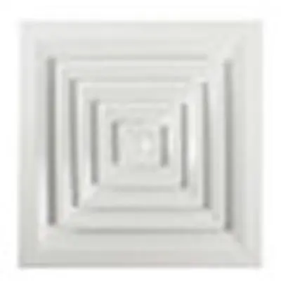 HART & COOLEY 26900 SRE Series Louvered Ceiling Diffuser Steel Flat Margin 12 x 12 * CLEARANCE *