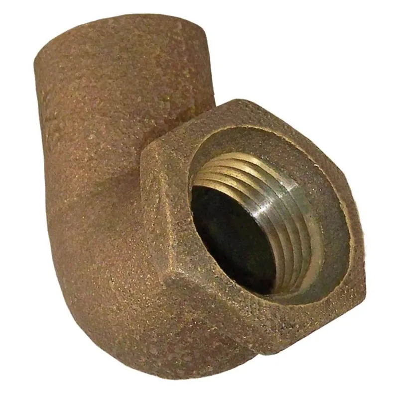 ELKHART 10051092 4707R-3 Series Cast Brass Female Reducing Adapter Elbow 90 Degrees Lead-Free C x F 1 x 3/4 * CLEARANCE *