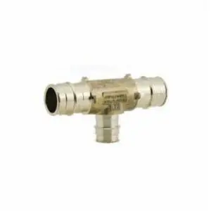 Uponor LF4701175 ProPEX Lead-Free Brass Reducing Tee 1 x 1 x 3/4 * CLEARANCE *