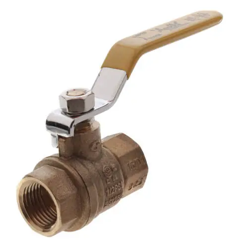 APOLLO 77FLF10301 77FLF-100 Series Forged Brass Full Port Ball Valve, Lead-Free, IPS, NPT Thread, Ideal For Natural Gas, 1/2 * CLEARANCE *